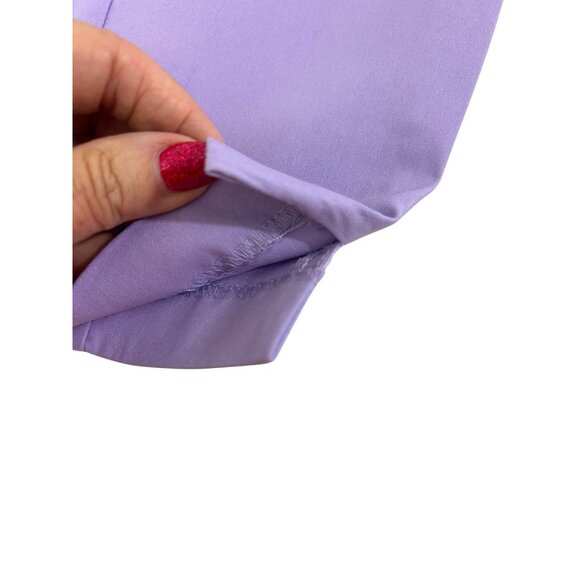 New York & Company Womens Ankle Pants Lavender S Stretch Pull On Tapered Casual - Picture 5 of 12